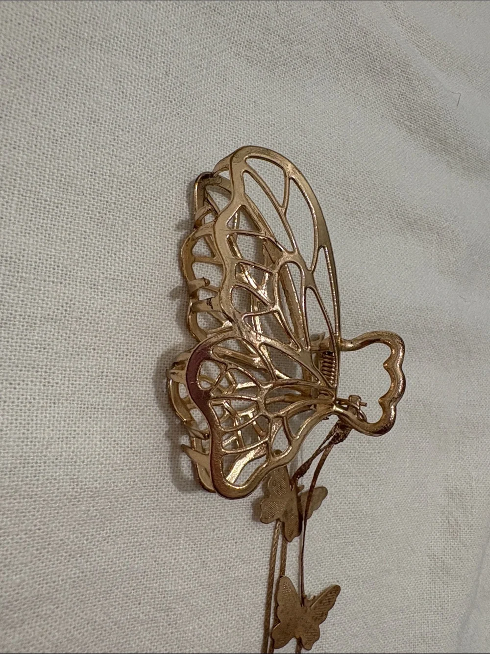 Gold Butterfly Hairclip